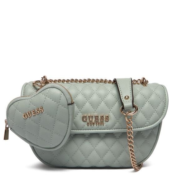 Torebka Guess. Niebieskie torebki klasyczne Guess, z aplikacjami, bez dodatków. Za 589.99 zł.