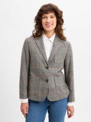 Tommy Hilfiger Marynarka z zawartością wełny Kobiety Wełna szary, 46. Szare marynarki i żakiety TOMMY HILFIGER, bez wzorów, z wełny. Za 849.95 zł.