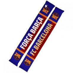 FC Barcelona szalik kibica dwustronny Double Knitted Scarf N33 wielokolorowy. Rękawiczki FC Barcelona, bez wzorów, sportowe. Za 119.00 zł.