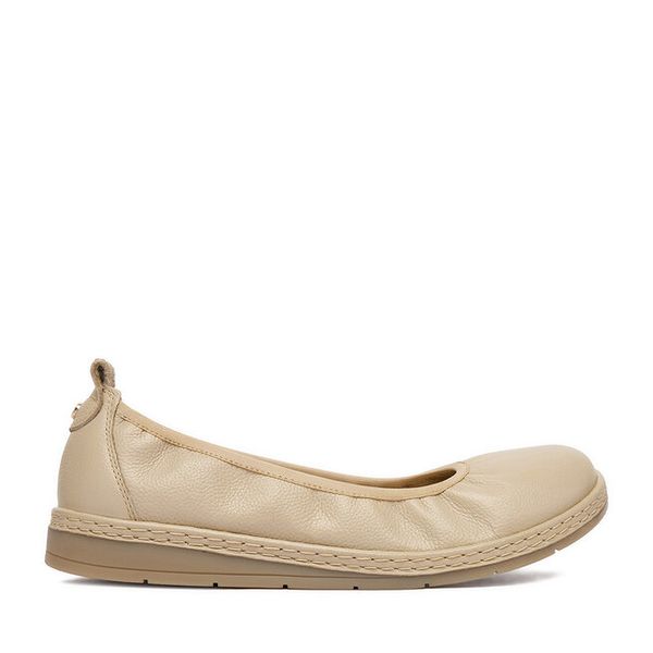 Baleriny Lasocki. Brązowe baleriny Lasocki, bez wzorów, bez obcasa. Za 199.99 zł.