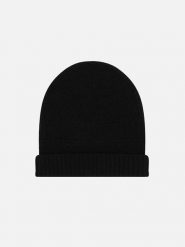 Perfect Cashmere Kaszmirowa czapka "Ember" w kolorze czarnym rozmiar: onesize. Czarne czapki Perfect Cashmere, bez wzorów, z kaszmiru. Za 219.60 zł.