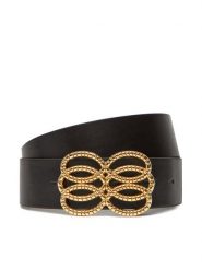 Pieces Pasek Damski Pctunja Wide Jeans Belt 17158014 Czarny. Czarne paski Pieces, bez wzorów, z jeansu. Za 59.99 zł.