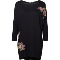 Desigual damska tunika Ts Nai, S, czarna. Czarne tuniki Desigual, s, bez wzorów, bez kołnierzyka, bez ramiączek. W wyprzedaży za 208.00 zł.