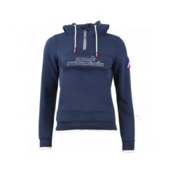 Damska bluza polarowa z kapturem Peak Mountain Aflow. Niebieskie bluzy Peak Mountain, xl, bez wzorów, z polaru, z kapturem. Za 192.50 zł.