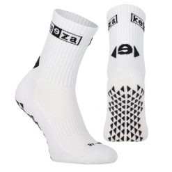 Skarpety antypoślizgowe unisex KEEZA PRO. Białe skarpety KEEZA, bez wzorów. Za 36.99 zł.