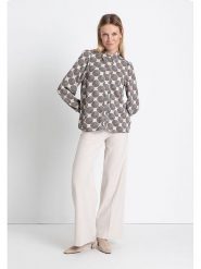 More & More Bluzka w kolorze beżowo-czarnym rozmiar: 34. Brązowe bluzki More & More, bez wzorów, z wiskozy, bez kołnierzyka, bez ramiączek. Za 86.99 zł.