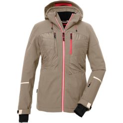 Kurtka damska Killtec KSW 86 WMN SKI JCKT. Brązowe kurtki narciarskie Killtec, bez wzorów, bez kaptura, narciarskie. Za 999.99 zł.