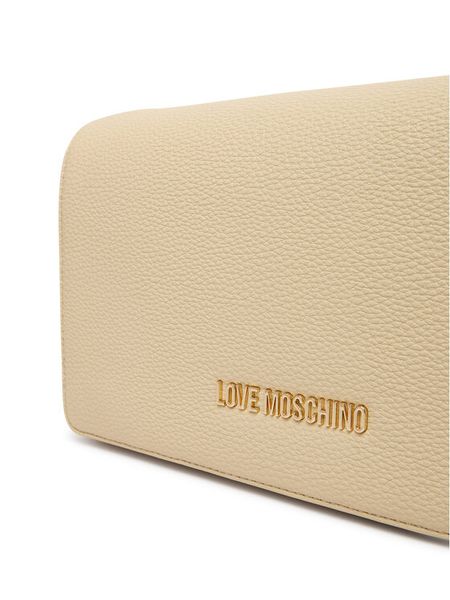 LOVE MOSCHINO Torebka JC4008PP1OLB0129 Beżowy. Brązowe torebki klasyczne Love Moschino, bez wzorów, ze skóry, bez dodatków. Za 889.99 zł.