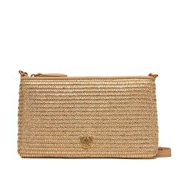 Torebka PINKO. Żółte listonoszki Pinko, bez wzorów, bez dodatków. Za 569.99 zł.