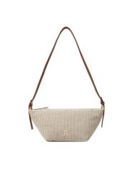 Tommy Hilfiger Torebka Th Premium Beach Le Sling Bag AW0AW17177 Beżowy. Brązowe listonoszki TOMMY HILFIGER, bez wzorów, z bawełny, bez dodatków. Za 359.99 zł.