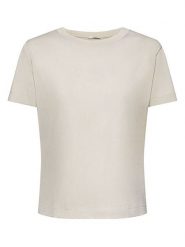 ESPRIT Koszulka w kolorze beżowym rozmiar: S. Brązowe bluzki Esprit, s, bez wzorów, ze lnu, bez kołnierzyka, bez ramiączek. Za 35.43 zł.