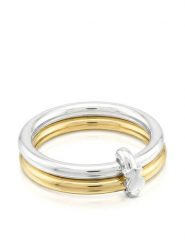 TOUS Pierścionek 1004566012 Złoty. Żółte pierścionki Tous, metalowe. Za 439.99 zł.