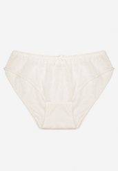 Białe Majtki Figi z Koronki Zdobione Kokardką Worwia. Białe figi Born2be, l, z aplikacjami, z jeansu. Za 4.99 zł.