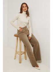 Soft Cashmere Golf w kolorze beżowym rozmiar: 38/40. Brązowe golfy Soft Cashmere, bez wzorów, z kaszmiru, bez ramiączek. Za 126.15 zł.