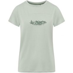 T-shirt damski VIKING Likelo Bamboo. Zielone koszulki sportowe Viking, bez wzorów, bez ramiączek. W wyprzedaży za 89.94 zł.