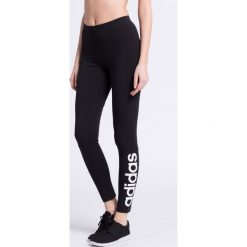 Adidas Performance - Legginsy. Czarne legginsy adidas Performance, s, bez wzorów, z bawełny. W wyprzedaży za 89.90 zł.