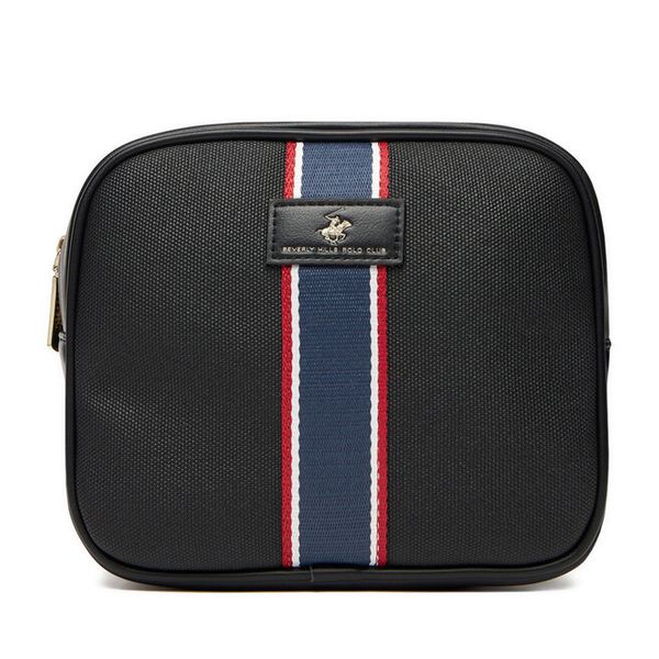 Kosmetyczka Beverly Hills Polo Club. Czarne kufry i kosmetyczki Beverly Hills Polo Club, bez wzorów, bez dodatków. Za 79.99 zł.