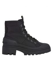 Pepe Jeans FOOTWEAR Botki w kolorze czarnym rozmiar: 40. Czarne botki Pepe Jeans FOOTWEAR, bez wzorów, z jeansu, bez obcasa, bez zapięcia. Za 198.10 zł.