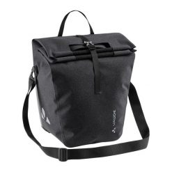 Torba na bagażnik VAUDE ReCycle Single. Czarne torby na ramię Vaude, bez wzorów, z materiału, eleganckie, na ramię, małe, bez dodatków. Za 678.40 zł.
