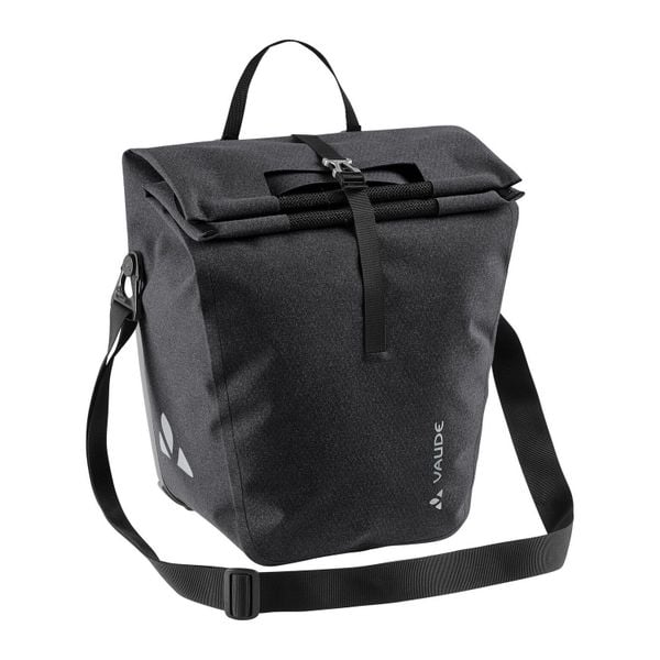 Torba na bagażnik VAUDE ReCycle Single. Brązowe torby na ramię Vaude, bez wzorów, z materiału, eleganckie, na ramię, małe, bez dodatków. Za 449.00 zł.
