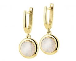 Złote kolczyki z opalitami. Żółte kolczyki Apart, złote. Za 3,899.00 zł.