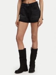 G-Star Raw Szorty jeansowe Judee D23211-D933 Czarny Boyfriend Fit. Czarne szorty G-Star Raw, bez wzorów, z bawełny, retro. Za 309.99 zł.