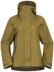 Bergans Kurtka przeciwdeszczowa w kolorze khaki rozmiar: XS. Brązowe kurtki sportowe Bergans, s, bez wzorów, bez kaptura, outdoorowe. Za 316.99 zł.