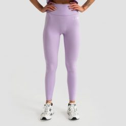 Legginsy damskie fitness z wysokim stanem Limitless. Fioletowe legginsy GYMBEAM, m, bez wzorów, z elastanu, z podwyższonym stanem. Za 110.90 zł.