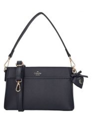 Charm Torebka w kolorze granatowym - 25 x 15 x 6 cm rozmiar: onesize. Niebieskie torby na ramię Charm, bez wzorów, z materiału, na ramię, bez dodatków. Za 86.99 zł.