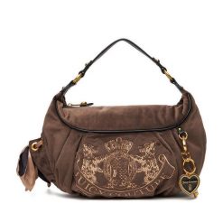 Torebka Juicy Couture. Brązowe torebki klasyczne Juicy Couture, bez wzorów, bez dodatków. Za 419.99 zł.