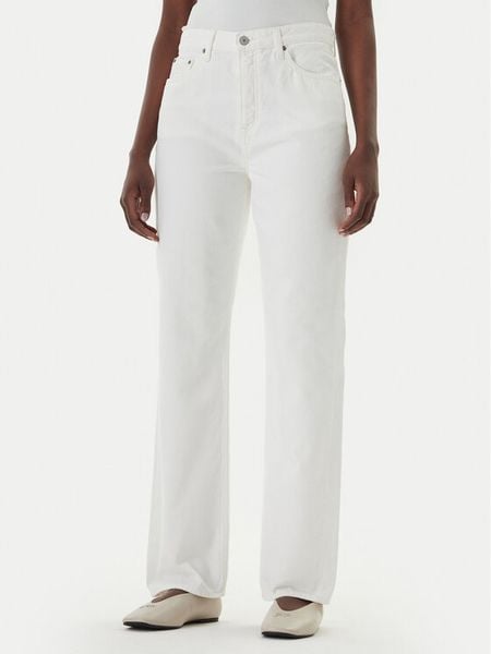 Tommy Jeans Jeansy Layla DW0DW22773 Biały Slim Fit. Białe jeansy Tommy Jeans, bez wzorów. Za 314.99 zł.