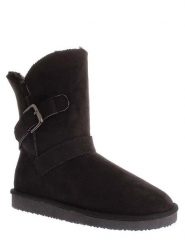 ISLAND BOOT Kozaki zimowe "Eveline" w kolorze czarnym rozmiar: 36. Czarne kozaki Island Boot, na zimę, z materiału, bez obcasa, na platformie, bez zapięcia. Za 114.98 zł.