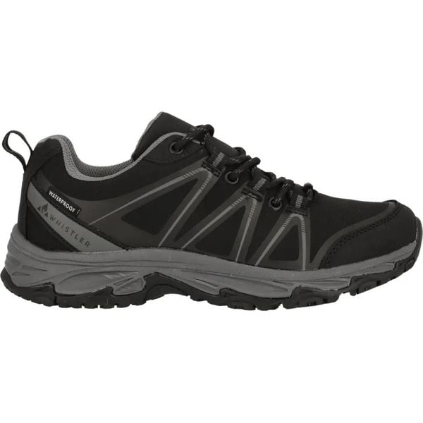 Buty trekkingowe Whistler Naiyu. Czarne trekkingi Whistler, z materiału, trekkingowe. Za 239.00 zł.