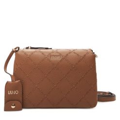 Torebka Liu Jo. Brązowe listonoszki Liu Jo, bez wzorów, bez dodatków. Za 489.99 zł.