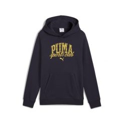Młodzieżowa bluza z kapturem PUMA Class PUMA New Navy Blue. Niebieskia bluzy Puma, m, bez wzorów, z kapturem. Za 202.40 zł.