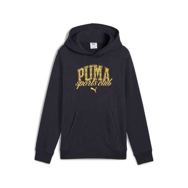 Młodzieżowa bluza z kapturem PUMA Class PUMA New Navy Blue. Niebieskia bluzy Puma, m, bez wzorów, z kapturem. Za 204.35 zł.