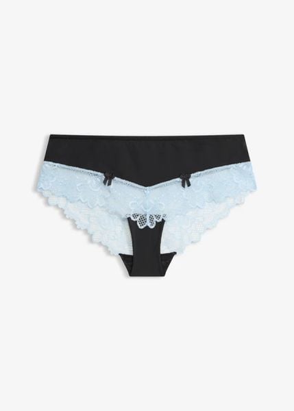 Figi panty. Szare figi bonprix, bez wzorów, z bawełny. Za 37.99 zł.