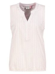 Sublevel Bluzka w kolorze biało-jasnoróżowym rozmiar: S. Różowe bluzki Sublevel, s, bez wzorów, z bawełny, bez kołnierzyka, bez ramiączek. Za 60.99 zł.