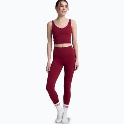 Legginsy do jogi damskie JoyInMe Oneness Ease 7/8. Czerwone legginsy Joy in me, s, bez wzorów, z elastanu. Za 379.99 zł.