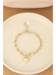 Atelier MIU Pozłacana bransoletka z elementem ozdobnym rozmiar: onesize. Żółte bransoletki Atelier MIU, pozłacane. Za 39.99 zł.