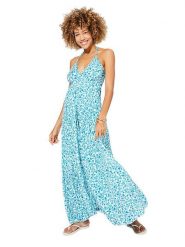 Ipanima Sukienka w kolorze niebieskim rozmiar: 34-40. Niebieskie sukienki Ipanima, na co dzień, bez wzorów, z wiskozy, bez kołnierzyka, bez ramiączek, maxi, proste. Za 100.99 zł.