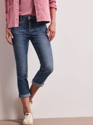 Street One Dżinsy capri Kobiety niebieski, 34-26. Niebieskie jeansy Street One, s, bez wzorów. Za 229.95 zł.