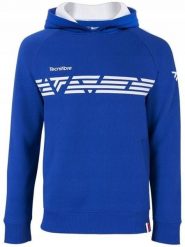 Bluza z kapturem damska Tecnifibre Fleece Hoodie. Niebieskie bluzy TECNIFIBRE, s, bez wzorów, z bawełny, bez kaptura. Za 249.99 zł.