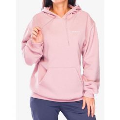 Bluza z kapturem damska Columbia Aldermore Hoodie. Czerwone bluzy Columbia, bez wzorów, z kapturem. Za 183.69 zł.