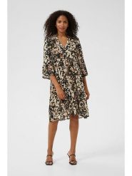 Kaffe Sukienka w kolorze brązowo-beżowym rozmiar: 38. Brązowe sukienki Kaffe, na co dzień, bez wzorów, z wiskozy, bez kołnierzyka, bez ramiączek, midi, proste. Za 126.99 zł.