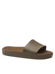 Melissa Klapki Beach Slide Next Gen A 32947 Khaki. Brązowe klapki Melissa, bez wzorów, z tworzywa sztucznego, bez obcasa. Za 239.99 zł.