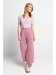 Rich & Royal Top w kolorze jasnoróżowo-białym rozmiar: XL. Białe bluzki Rich & Royal, xl, bez wzorów, z bawełny, bez kołnierzyka, bez ramiączek. Za 92.42 zł.