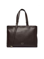 Armani Exchange Torebka XW002988 AF19902 U6032 Brązowy ciemny. Brązowe shopper Armani Exchange, bez wzorów, ze skóry, bez dodatków. Za 729.99 zł.
