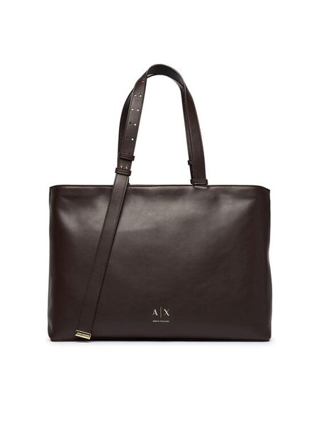Armani Exchange Torebka XW002988 AF19902 U6032 Brązowy ciemny. Brązowe shopper Armani Exchange, bez wzorów, ze skóry, bez dodatków. Za 729.99 zł.