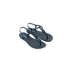 Sandały damskie Ipanema Class Infinity. Niebieskie sandały Ipanema, bez wzorów, sportowe, bez obcasa, bez zapięcia. Za 83.99 zł.